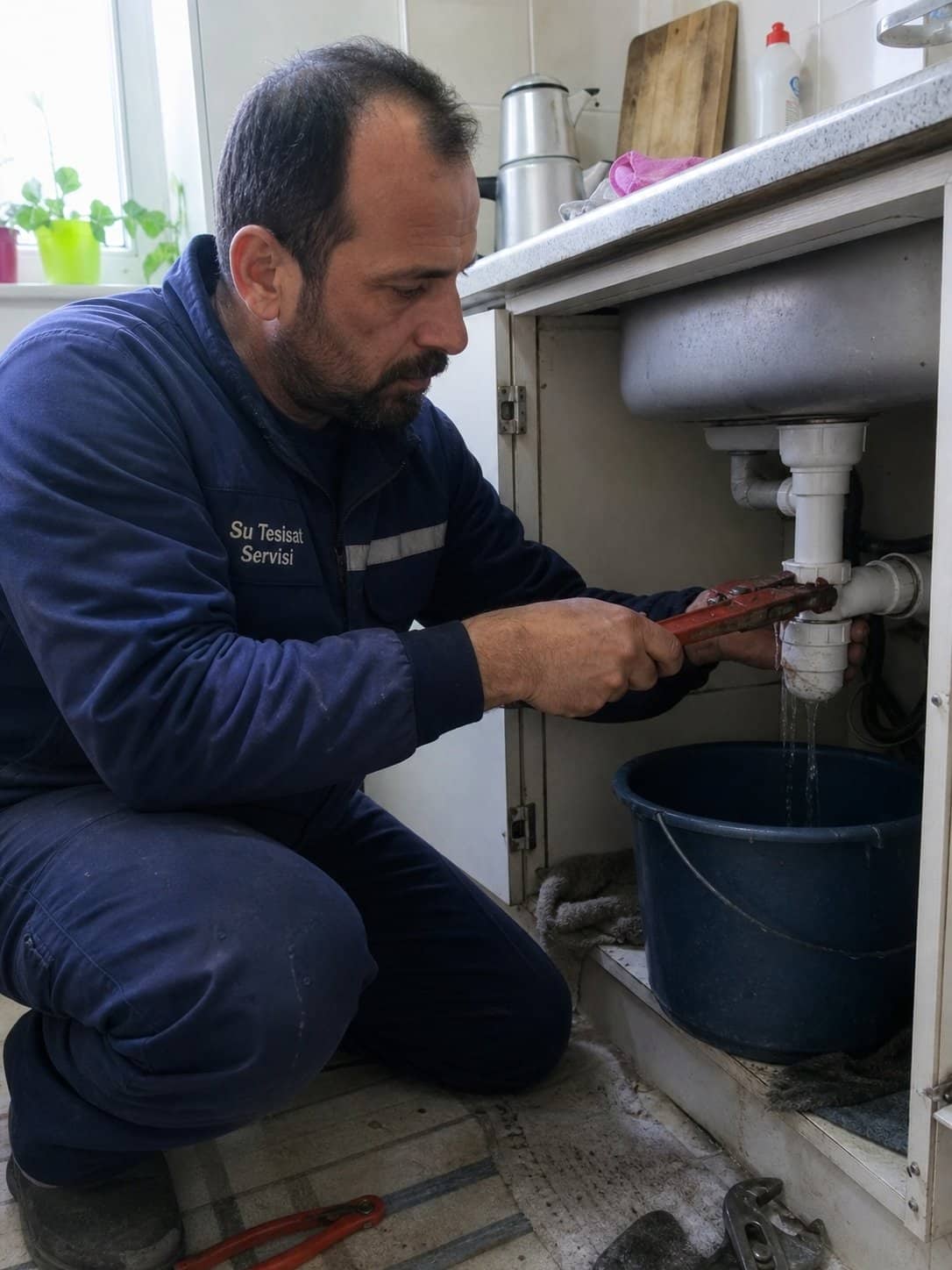 Su Sızıntısında İlk Kontrol için tesisat kontrolü